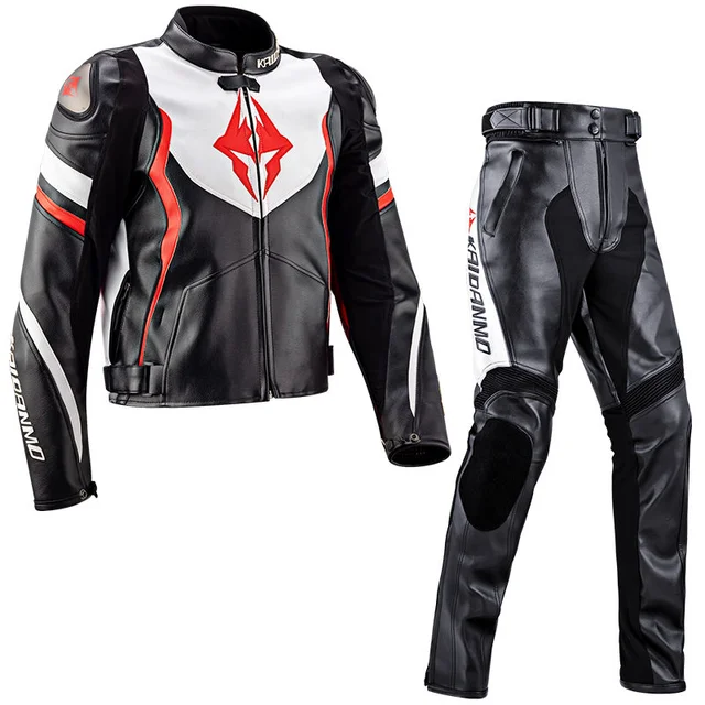 

Men's women's Motorcycle Racing Riding Jacket AVRO PU Microfiber Leather Jacket Waterproof Lining