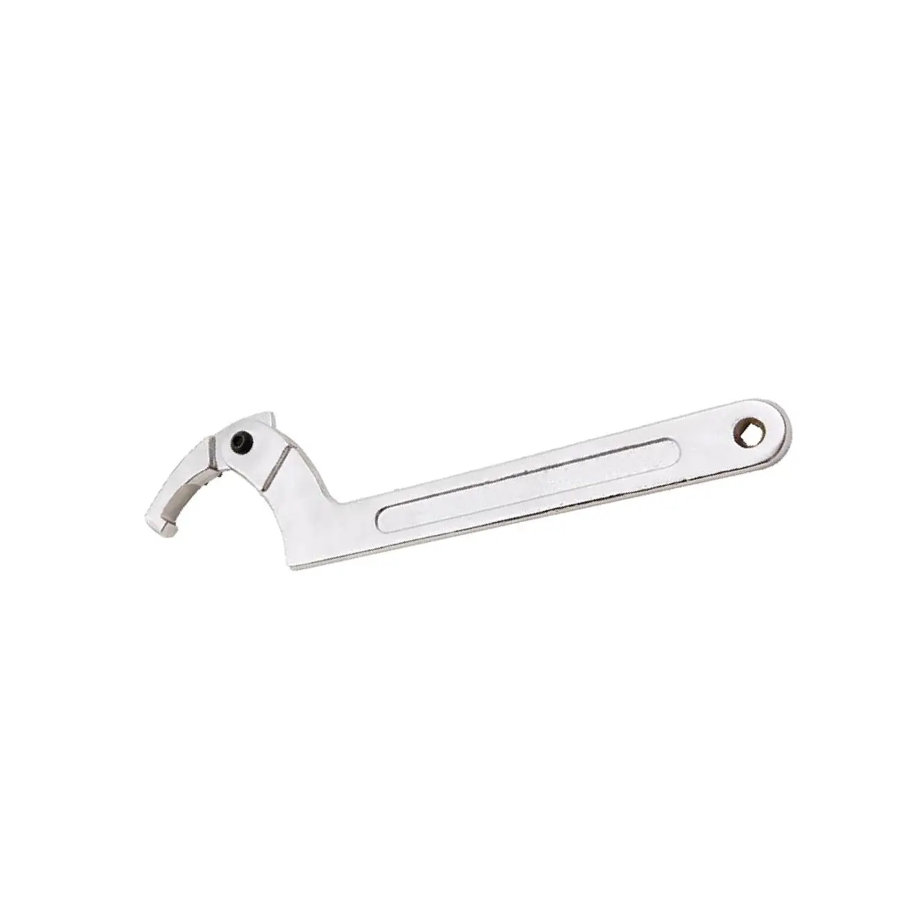 

Chrome Vanadium Adjustable Spanner Hook Wrench Tool 32-76mm Square Head