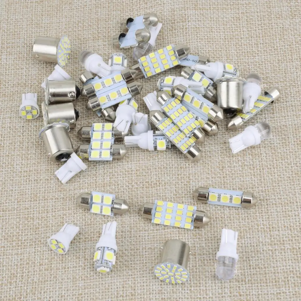 

Светодиодсветодиодный лампа T10 для внутреннего освещения автомобиля, 12 В, 6000 К, 140 мАч