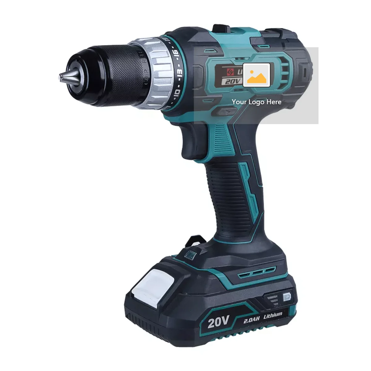 

2-13mm Metal Chuck with Auto Lock Cordless Drill Power Tool Combo Kit Sets