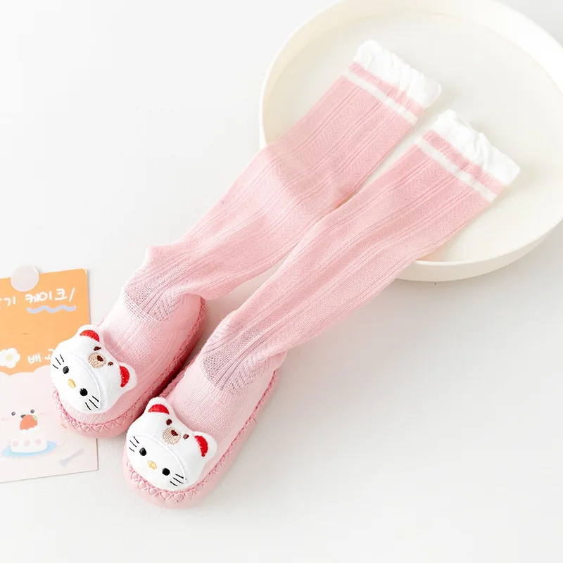 Лето 2024 тонкие длинные сетчатые носки для пола против комаров дышащая удобная