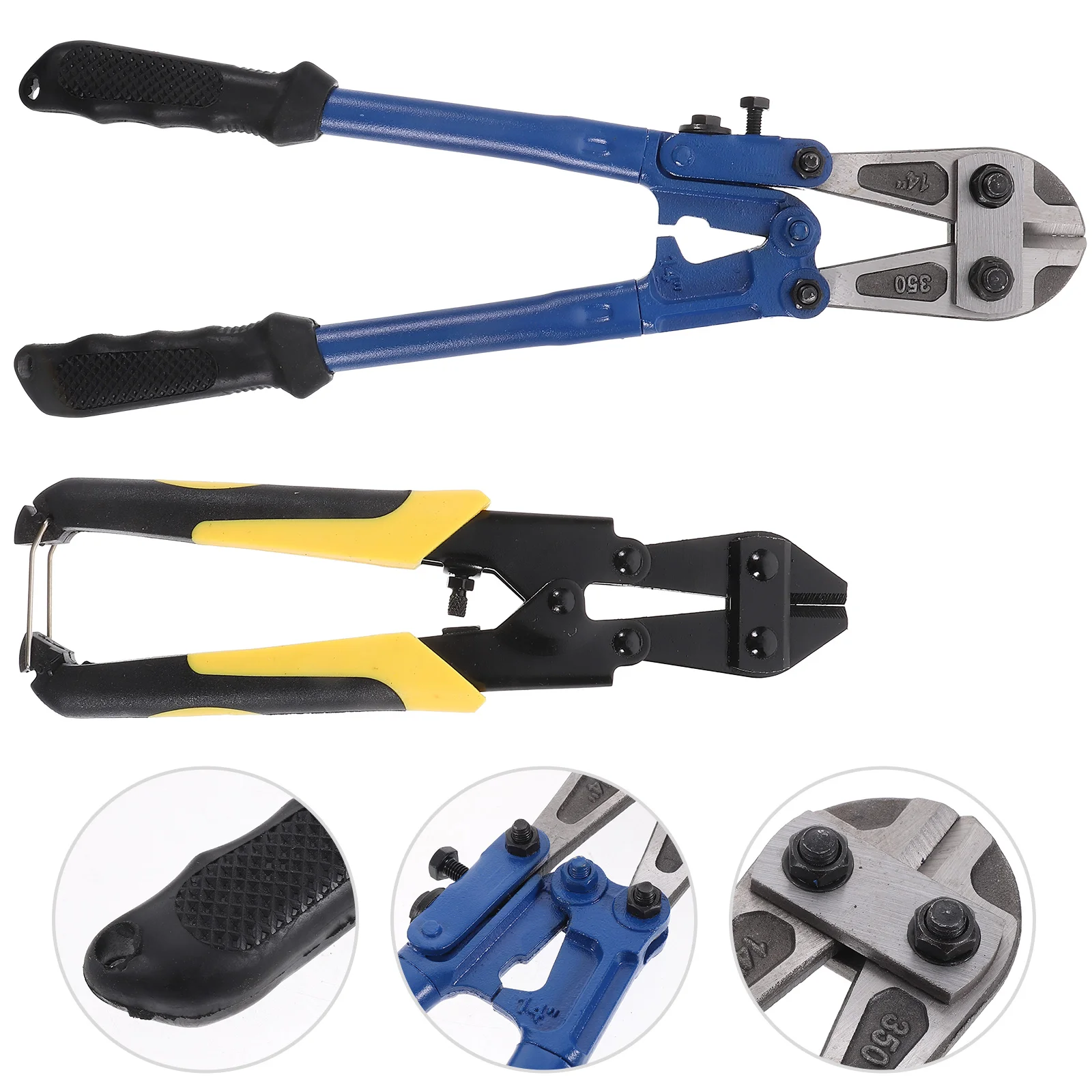 

2 Pcs Wire Cutters Heavy Duty Ergonomic Cable Clamp Bolt Cutting Tool Rivet Rubber Tools Chain
