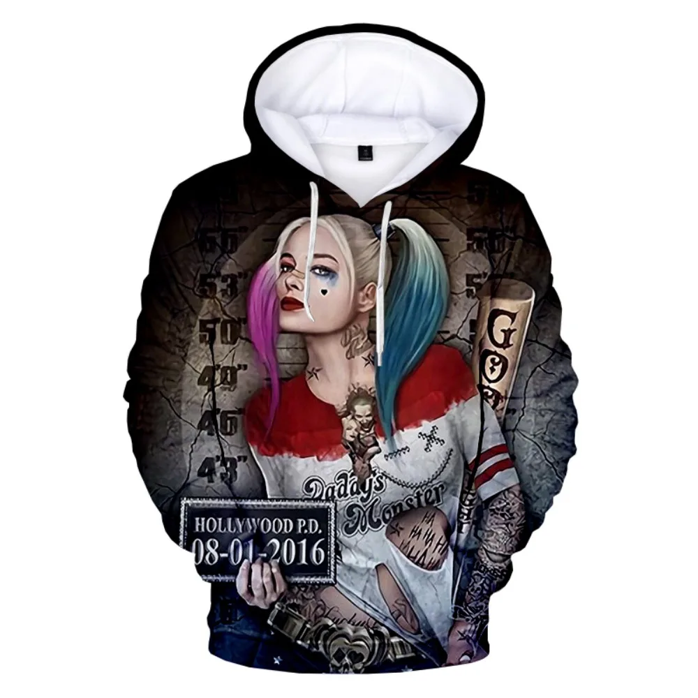 

Fashion 3D Movie Joker Clown Men Women Hoodies Sweatshirt Spring Autumn Hip Hop Pullovers Coat Casual Men's Sportswear