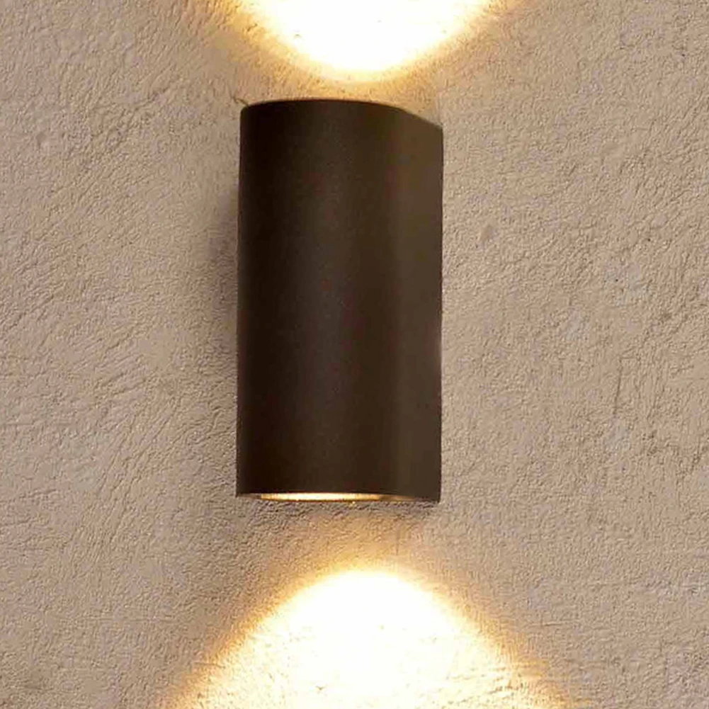 

QH 8004 COB 6W Walkway Up Down Indoor Home Decor Led Outdoor Hall Wall Light Waterproof Aluminum Double Sides Porch Easy Install