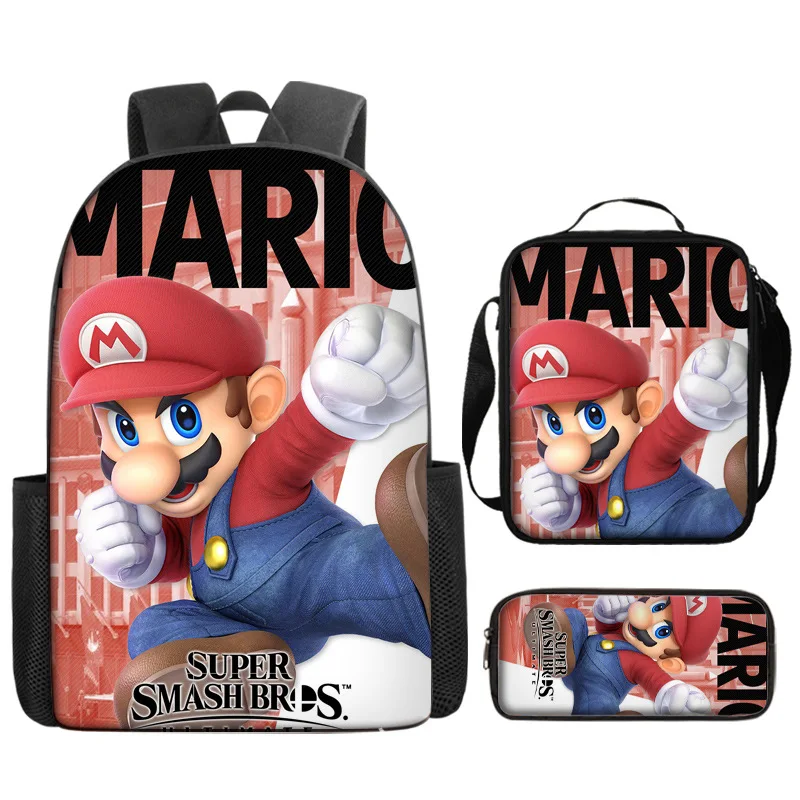 

Game Surrounding Super Mario Backpack Children's High School Primary School School Bag School Backpack Children's Toys Gifts