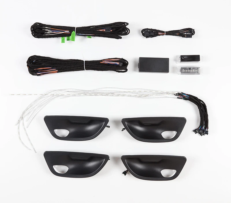 

9-цветные атмосферные огни для BMW 5 Series, восемь цветов, атмосферные огни, 18 цветов, фонари для фонарей F10F11F18, мягкая искусственная планка