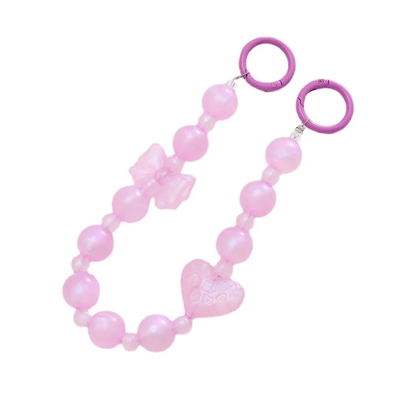 Креативные банты сердце бисер искусственная цепь красочные очаровательные