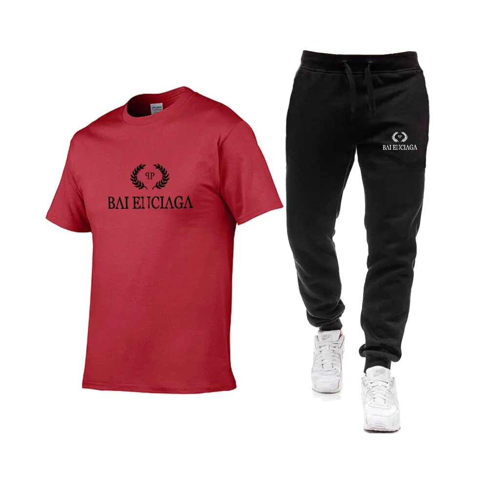 

Мужской спортивный костюм, футболка с коротким рукавом и брюки