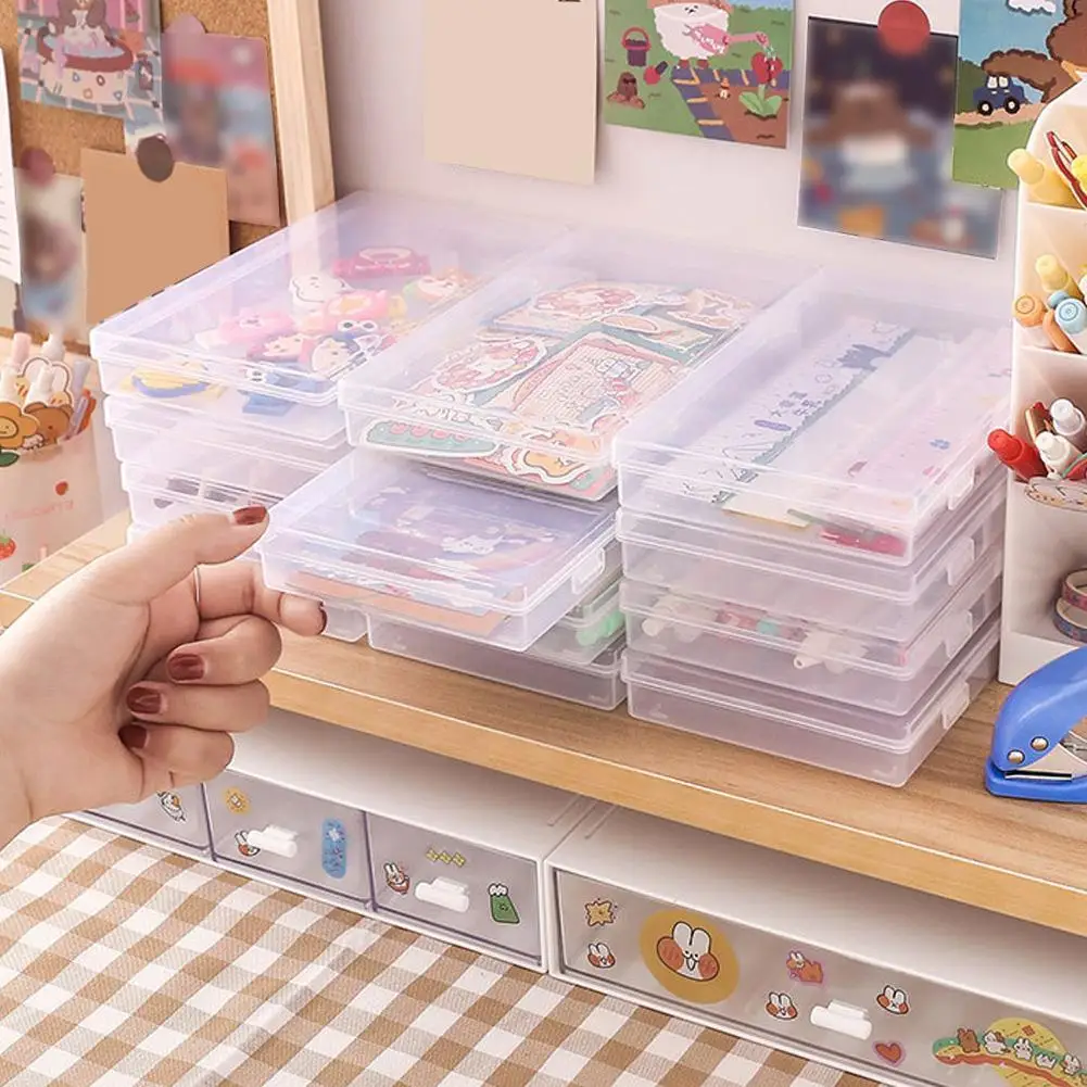 

1 шт., настольный прозрачный органайзер для канцелярских принадлежностей