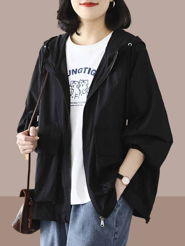 Летняя тонкая Солнцезащитная одежда новинка 2024 модная женская верхняя