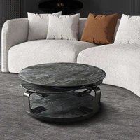 light luxury revolving tea table living room creative multifunctional rochebobois designer model room italian corner table