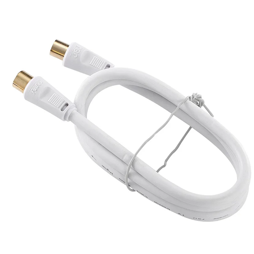 Антенна для телевизора 9,5 мм штекер-гнездо коаксиальный кабель удлинитель для телевизора штекер 9,5 мм штекер Flylead воздушный разъем для гнезда RG6 спутниковая антенна