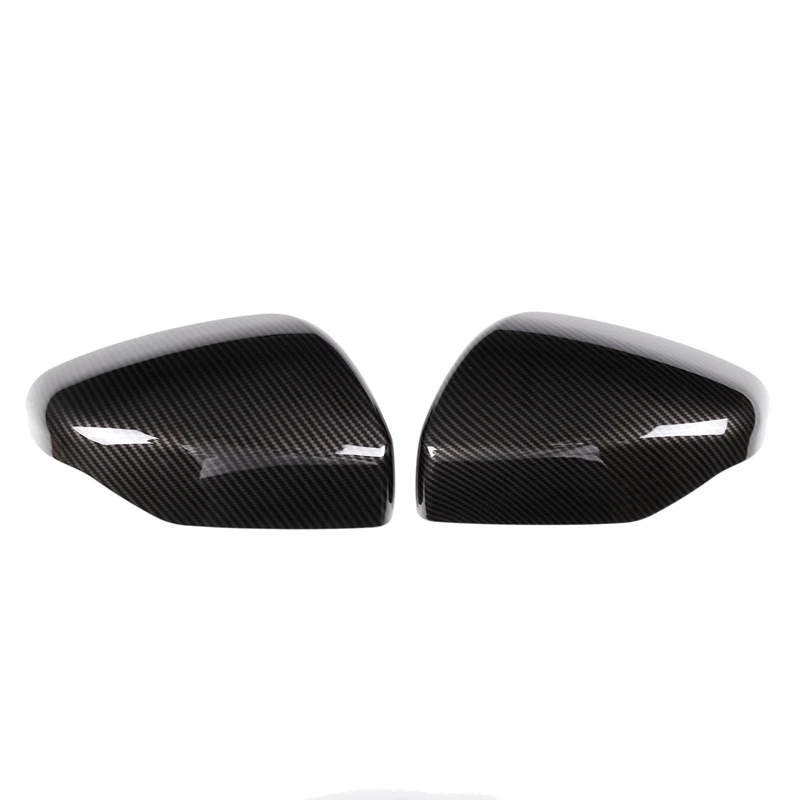 For Subaru Outback 2022 Carbon Fiber ABS Car Rear View Cap Cover Trim Car Styling