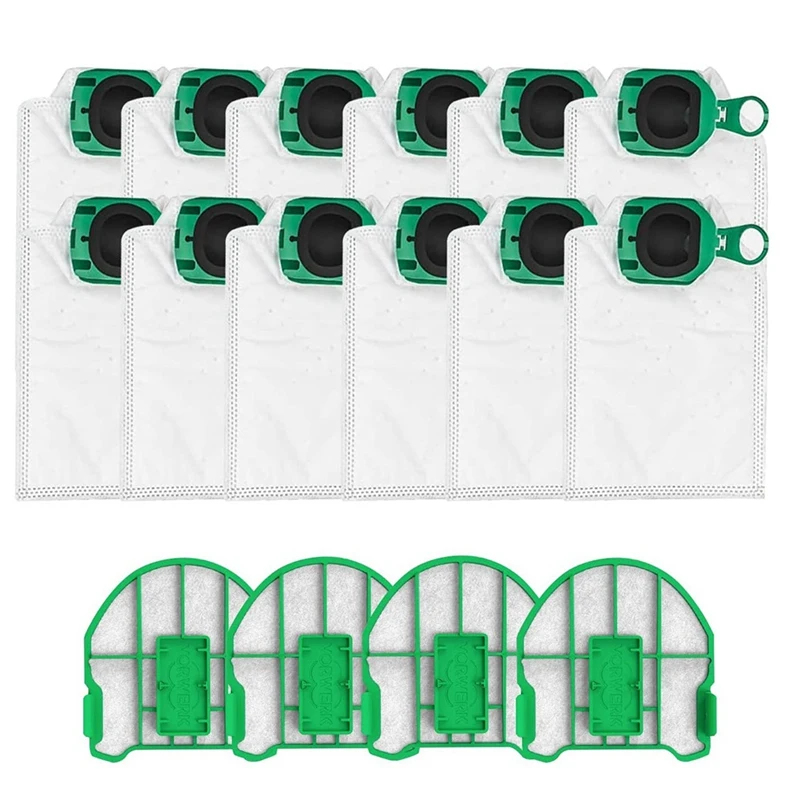 

Replacement Dust Bag Motor Protection Filters Compatible For Vorwerk VB100 FP100 Vacuum Cleaner Accessories Vacuum Bags