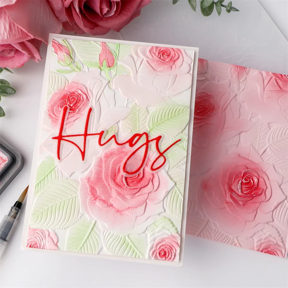 Папка с 3D тиснением Рождественский колокольчик цветение цветов сосновая шишка