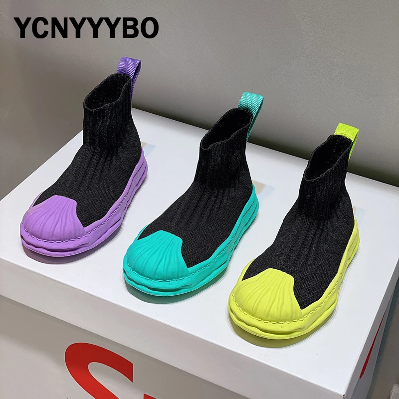 

2022 детские спортивные кроссовки, детская брендовая обувь для маленьких девочек, повседневные кроссовки без шнуровки, модные массивные кроссовки для мальчиков, кроссовки для тренировок на осень