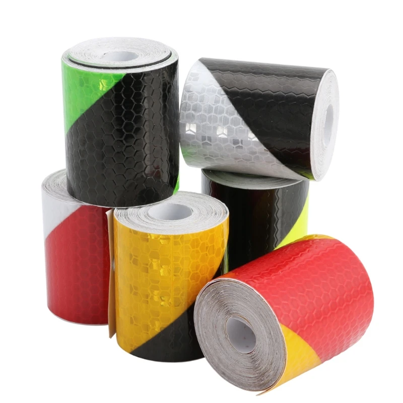 

Reflective Tape High Visibility Duct Safety Sticker Stripes Adhesive for Marking