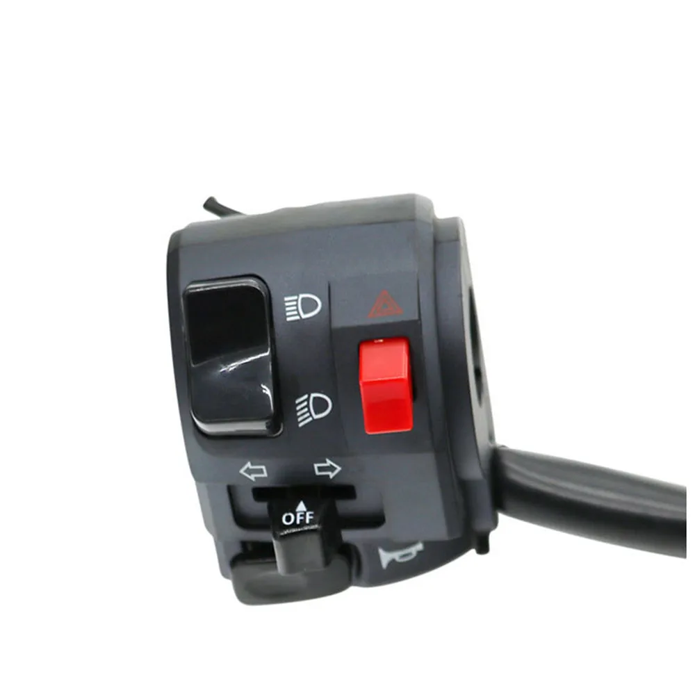 7/8&quot 22mm Motorcycle Switch Horn Button Turn Signal Light Electric Fog Start Handlebar Controller |