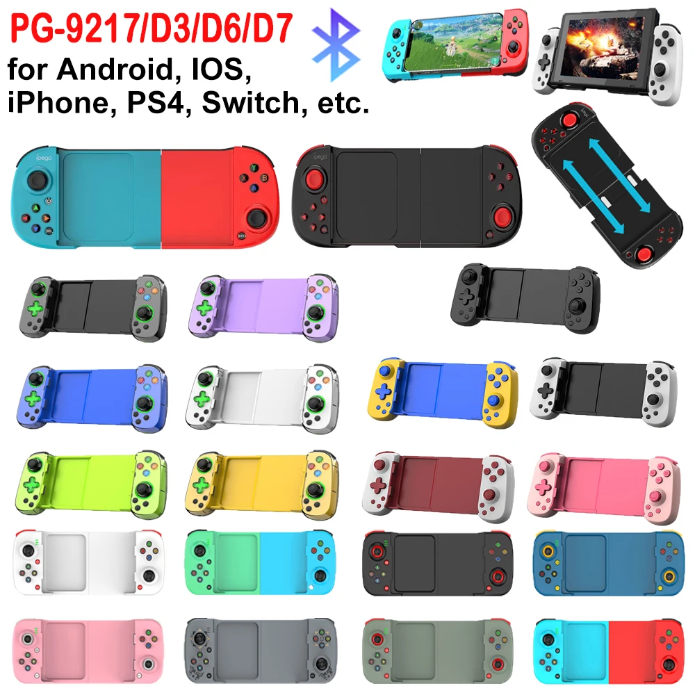 

Wireless Gamepad IPega PG-9217 Gamepad Android Mobile Gaming Stick Stretchable Games Controller Trigger For PUBG Game