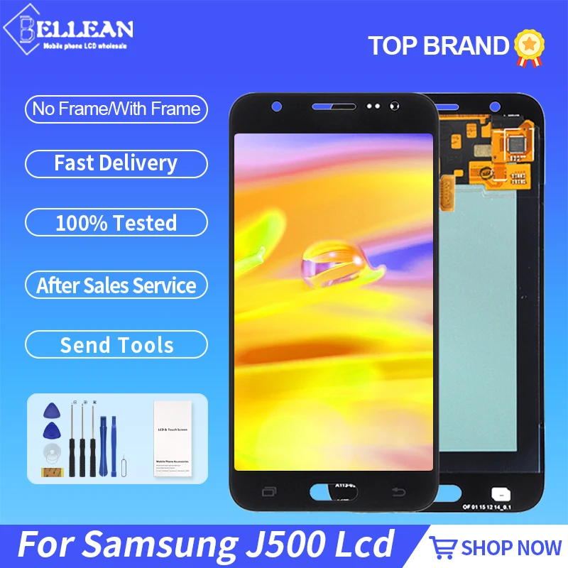 

Catteny 5,0 дюймов OLED J500 дисплей для Samsung Galalxy J5 2015 ЖК сенсорный экран дигитайзер J5 сменная сборка с инструментами