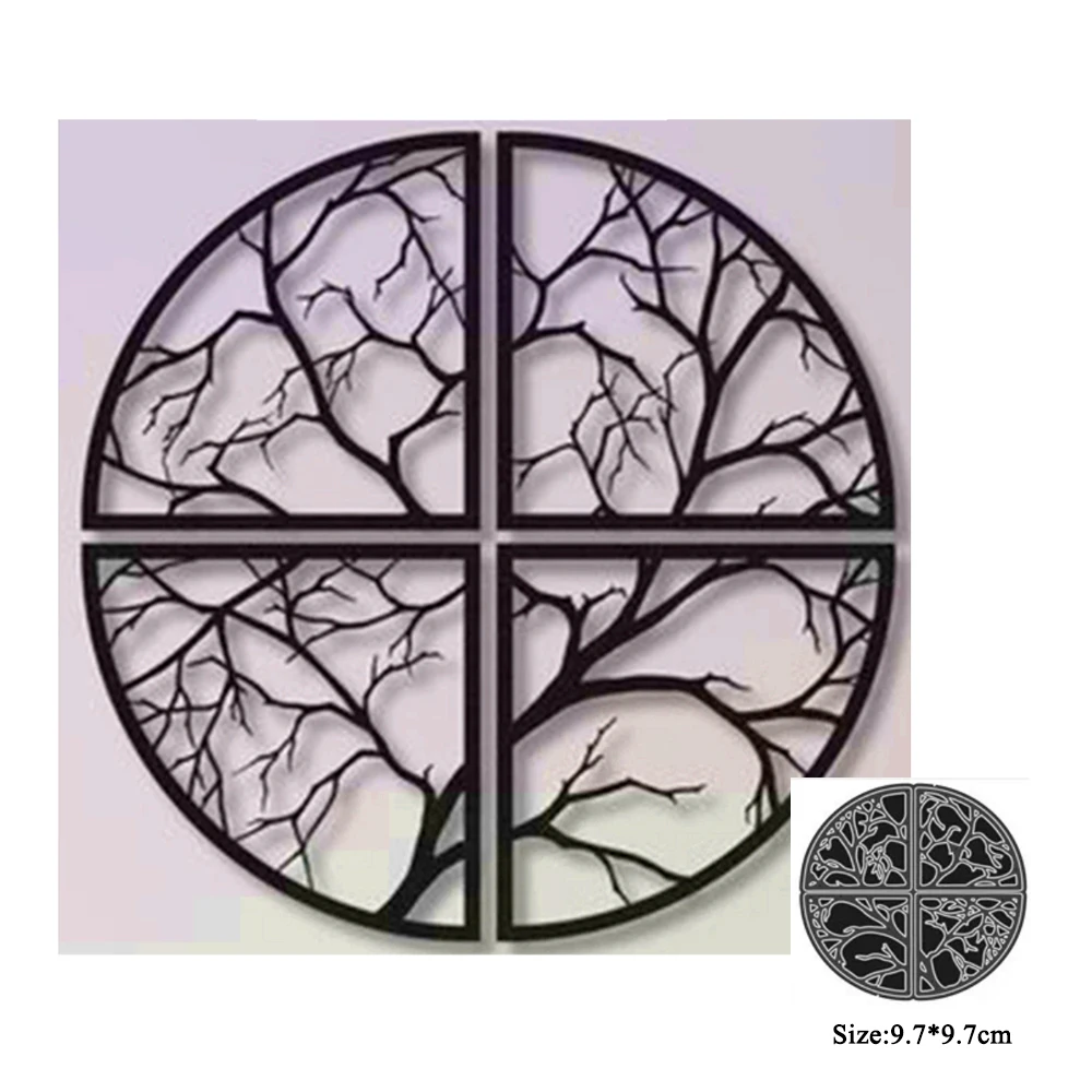 

New Metal Cutting Dies 2023 Tree Card Making Scrapbooking Slimline Die Cut Mold Template for Paper Craft Diy