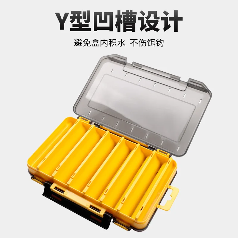 Коробка для рыболовных снастей 14 отделений аксессуары рыбалки чехол хранения