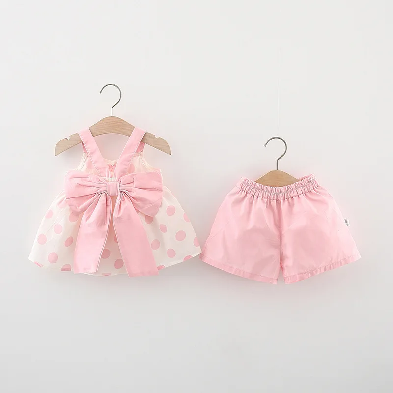

2 шт., хлопковый костюм для девочек 0-3 лет