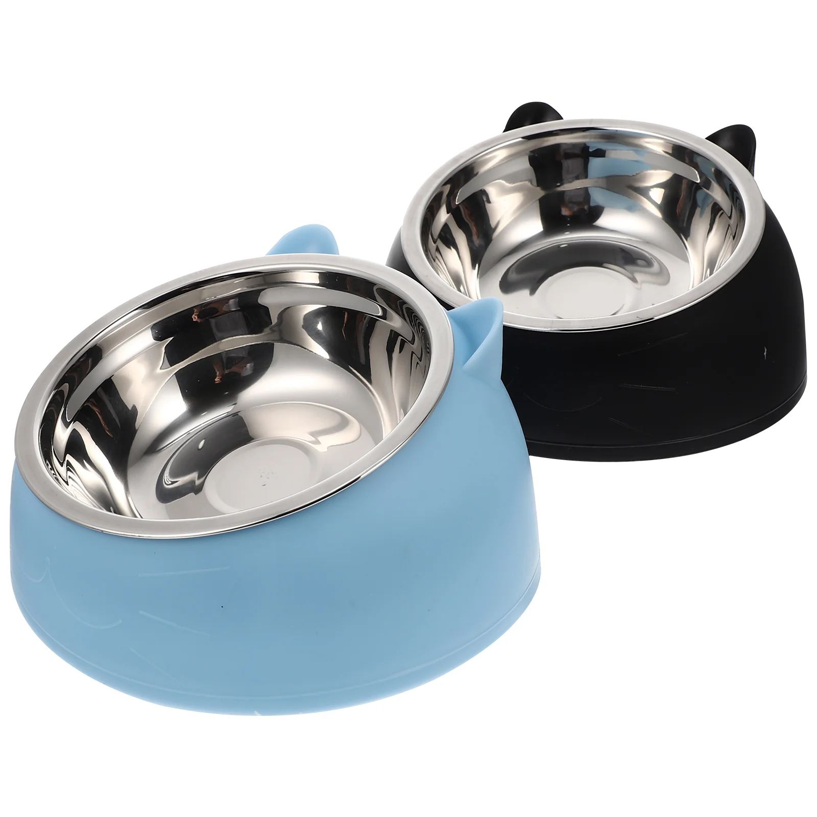 

Pet Cat Bowl Dog Accessories Wear-resistant Puppy Supply Lovely Stainless Bowls