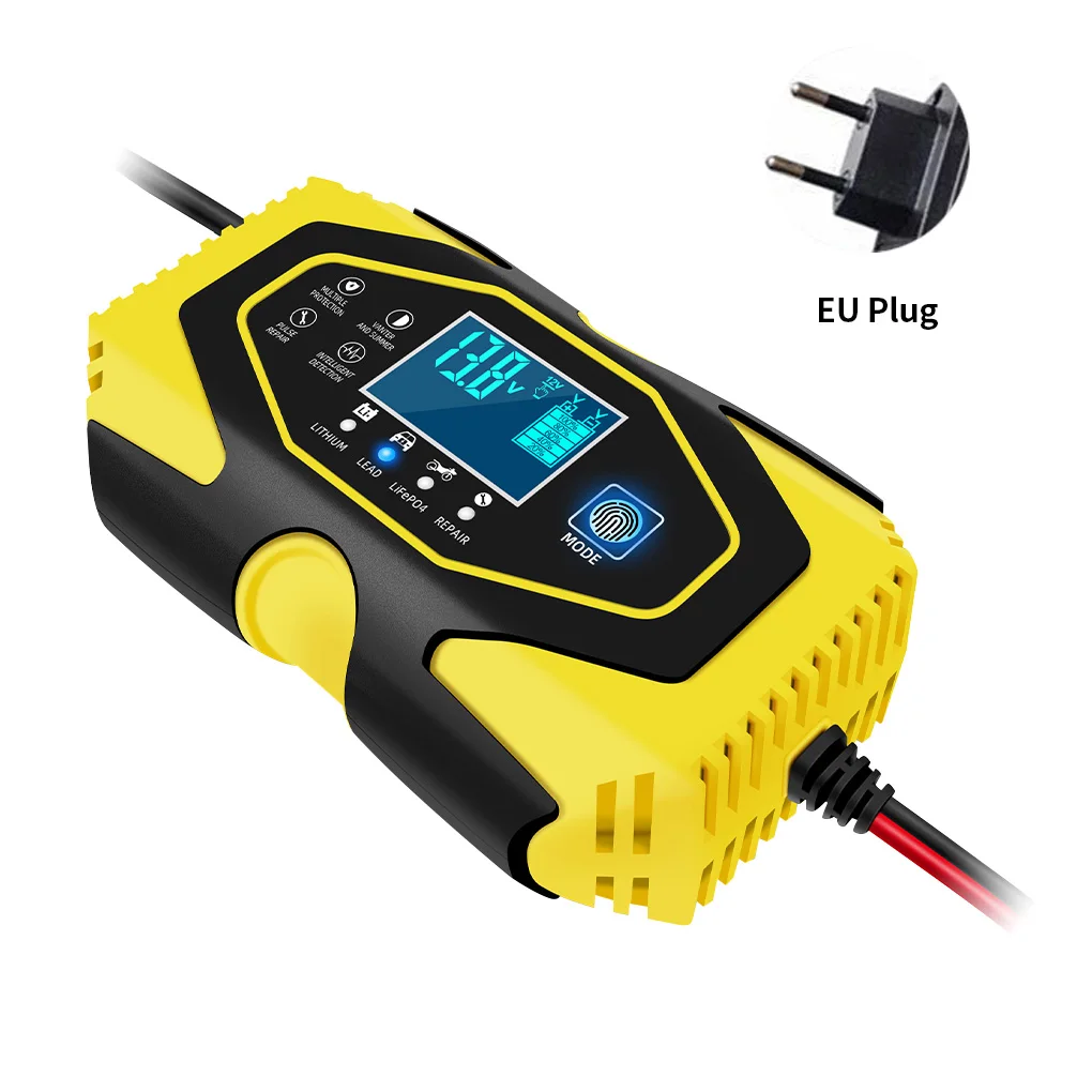 

Fully Automatic Motorbike Battery Charger 7-stage Portable Motorcycle Charger US Plug