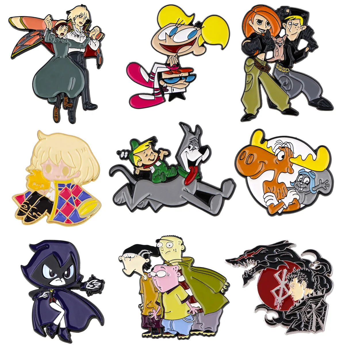 

Japanese Anime Brooch Lapel Pins for Backpacks Enamel Pin Cute Brooches for Women Pines Badges Fashion Jewelry Accessories Gifts