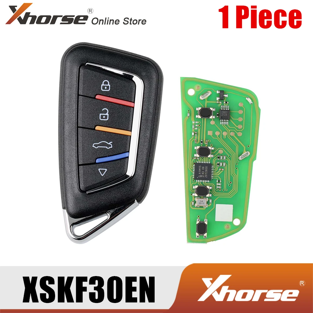 

Xhorse XSKF30EN Smart Key Knife Style 4 Buttons 1 Piece