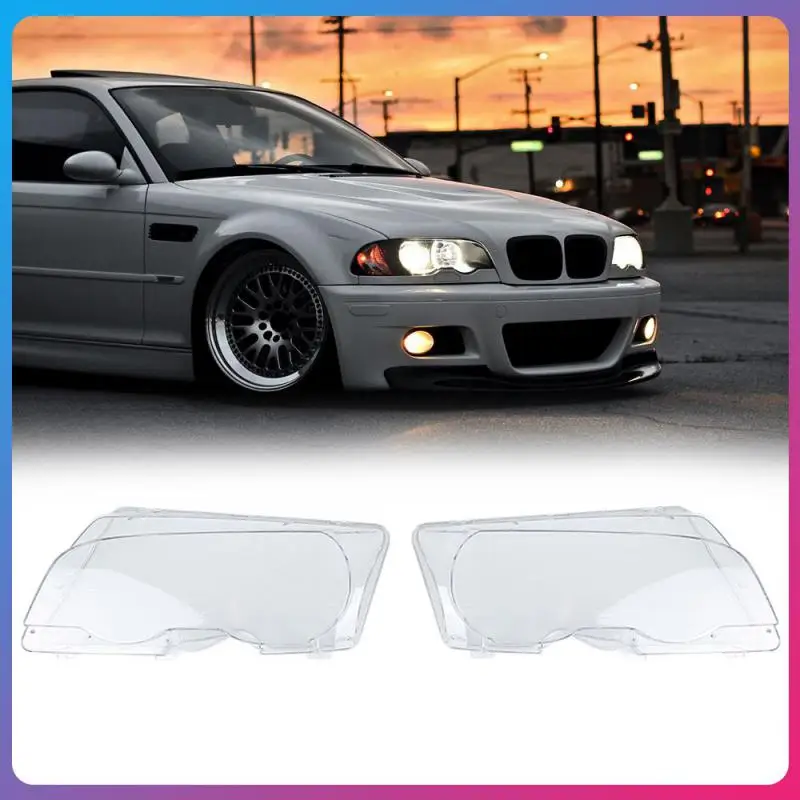 

1 Pair Car Headlight Clear Lens Headlamp Clear Cover Coupe Convertible For BMW E46 Coupe 2-Door 1999-2002