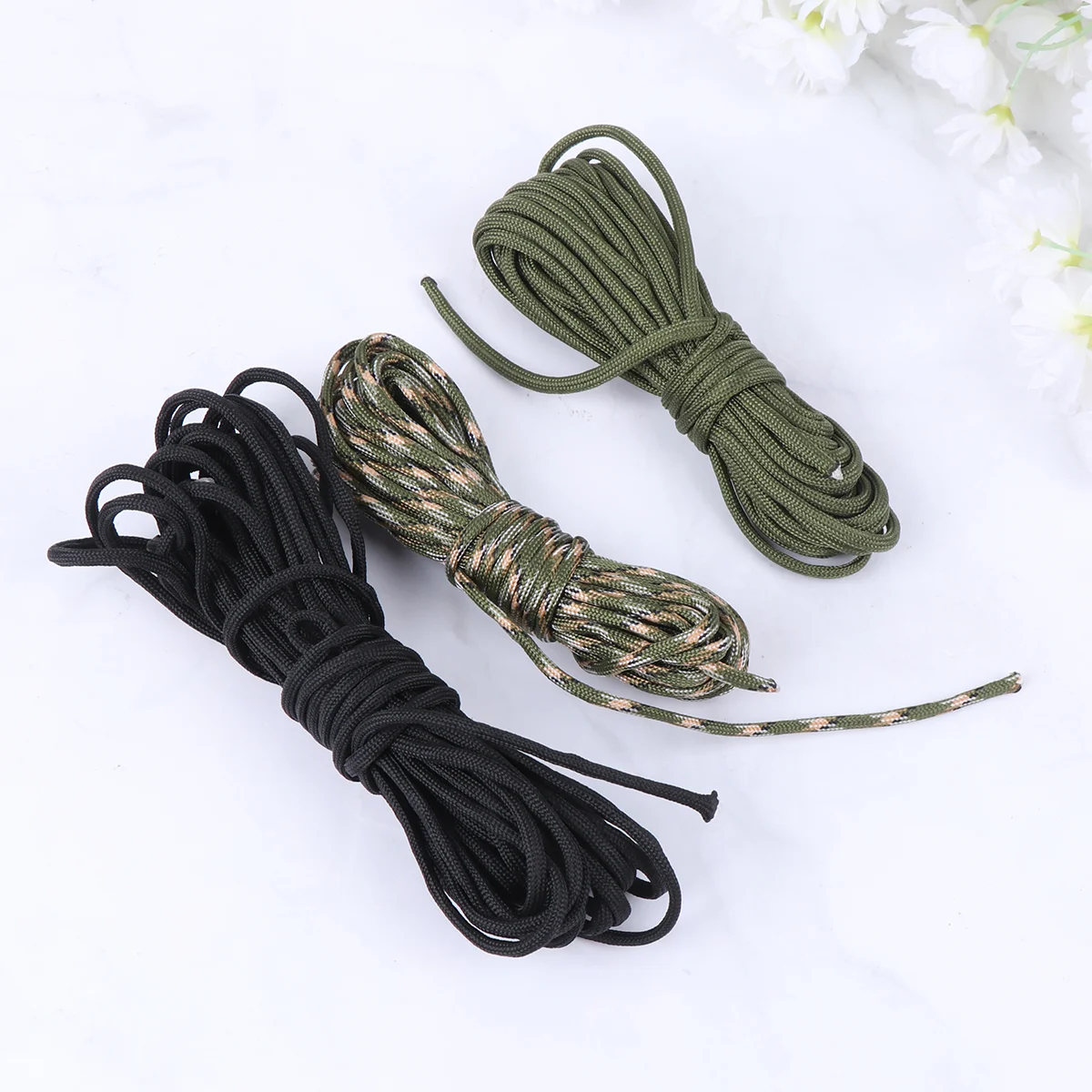 

3 Nylon Rope Outdoor Bright Color Fastening Rope for DIY Craft Home