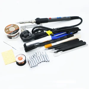 Новинка, портативный Электрический паяльник 220 В110 В для ЕС, США, 90 Вт, Быстрое нагревание, ЖК-дисплей, температура, цифровой светодиодный регулируемый паяльник