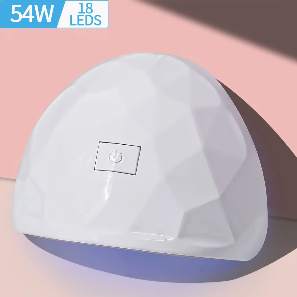 Профессиональная УФ-лампа для сушки гель-лака ногтей 54 Вт