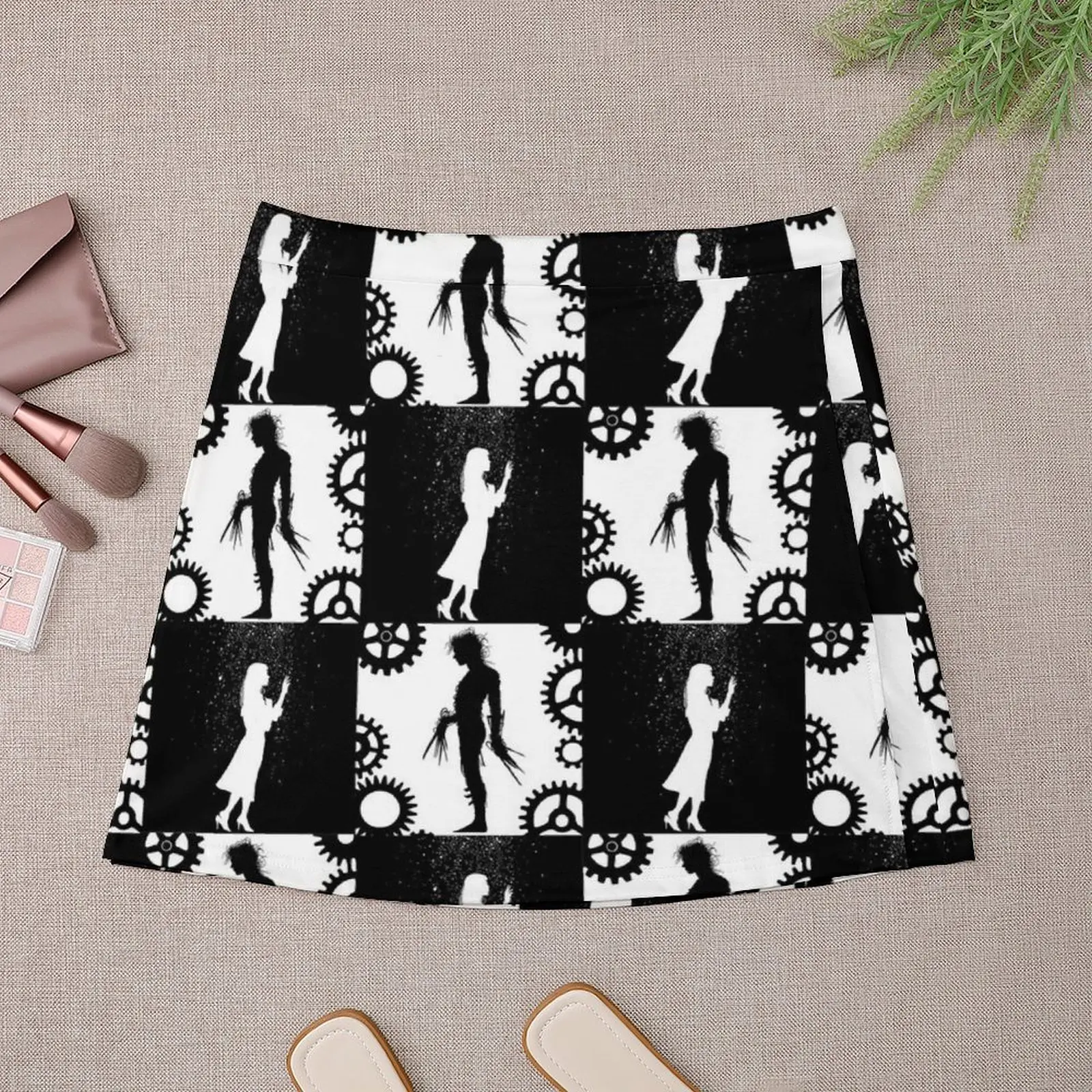 Эдвард руки-ножницы-классическая мини-юбка летние платья для женщин корейская