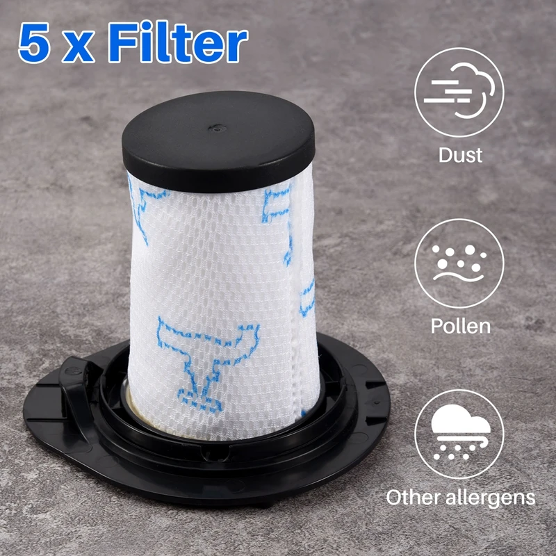 5 шт. фильтры для пылесоса Rowenta Air Force 460 все в одном Rh92xx и Flex 560 Rh94xx детали ZR 009002