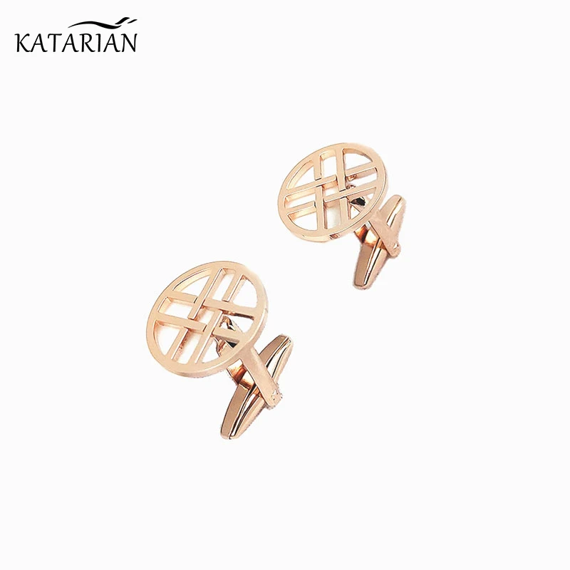 

Stainless Steel Cufflinks Mens Metal Round Cufflinks For Shirts Personalized Cufflinks Wedding Gift