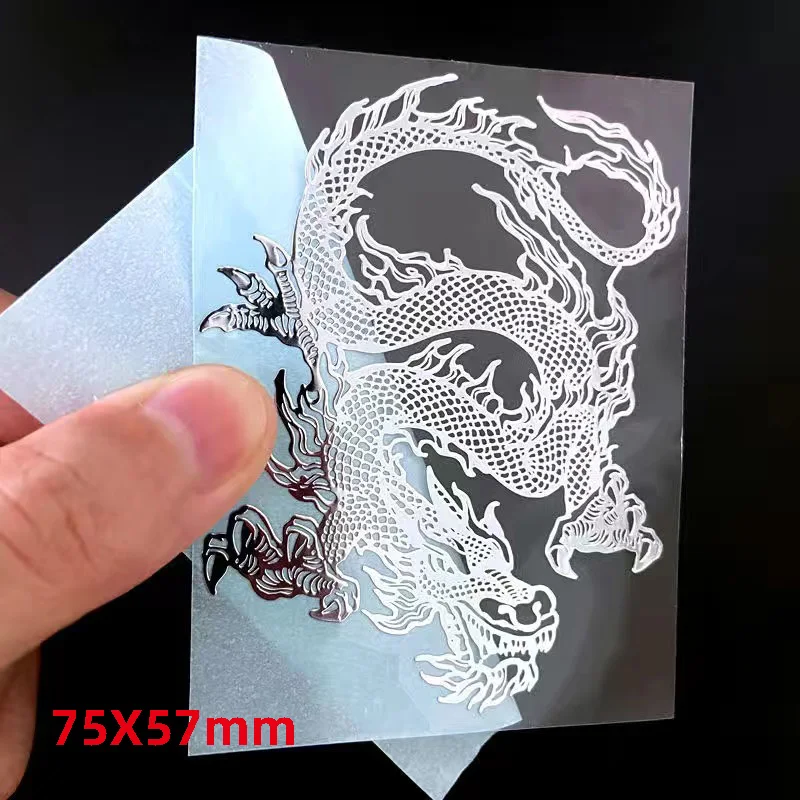 

Металлические наклейки ZHUOYAN с узором дракона и феникса