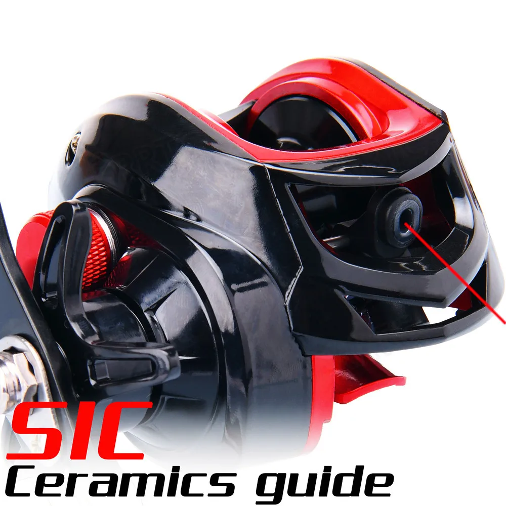 Рыболовная катушка с магнитным тормозом макс. 10 кг 19 + 1 шарикоподшипник