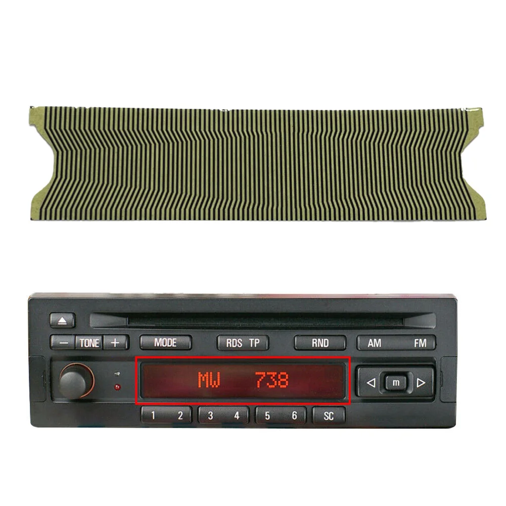 

Автомобильный радиодисплей, ремонт пикселей, ленточный кабель для BMW Business CD RDS Radio CD23 и Business RDS Pixel Repair Fix плоский кабель