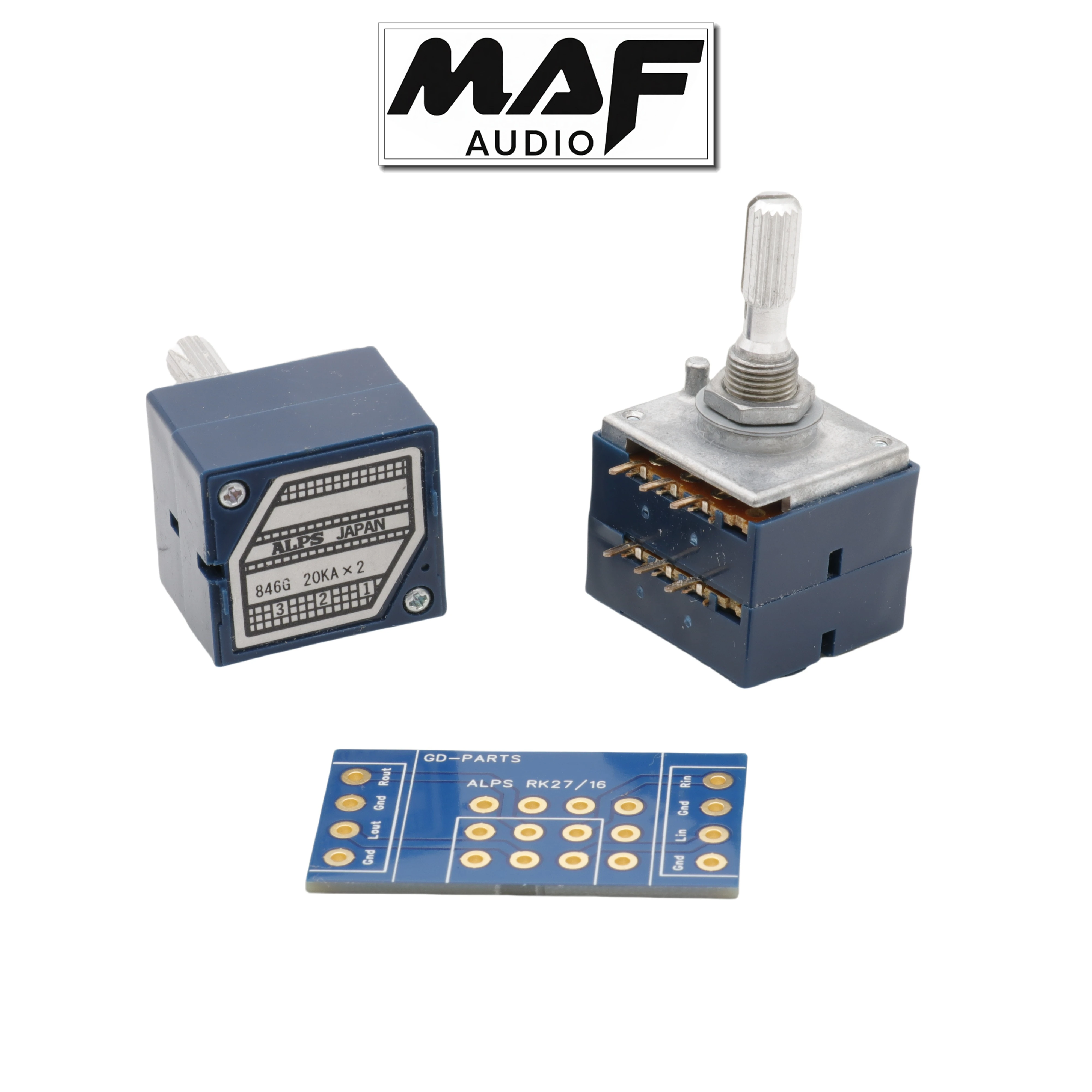 

GD-PARTS Потенциометр ALPS RK27 10K-500K