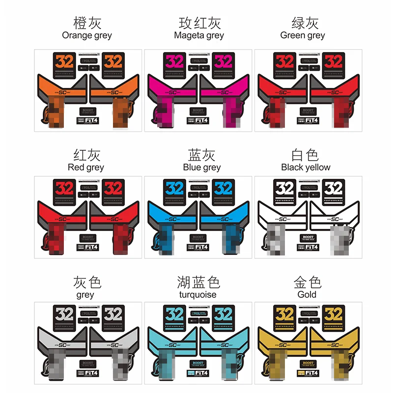 2020-fox float 32 характеристики наклейка на переднюю вилку велосипедные аксессуары