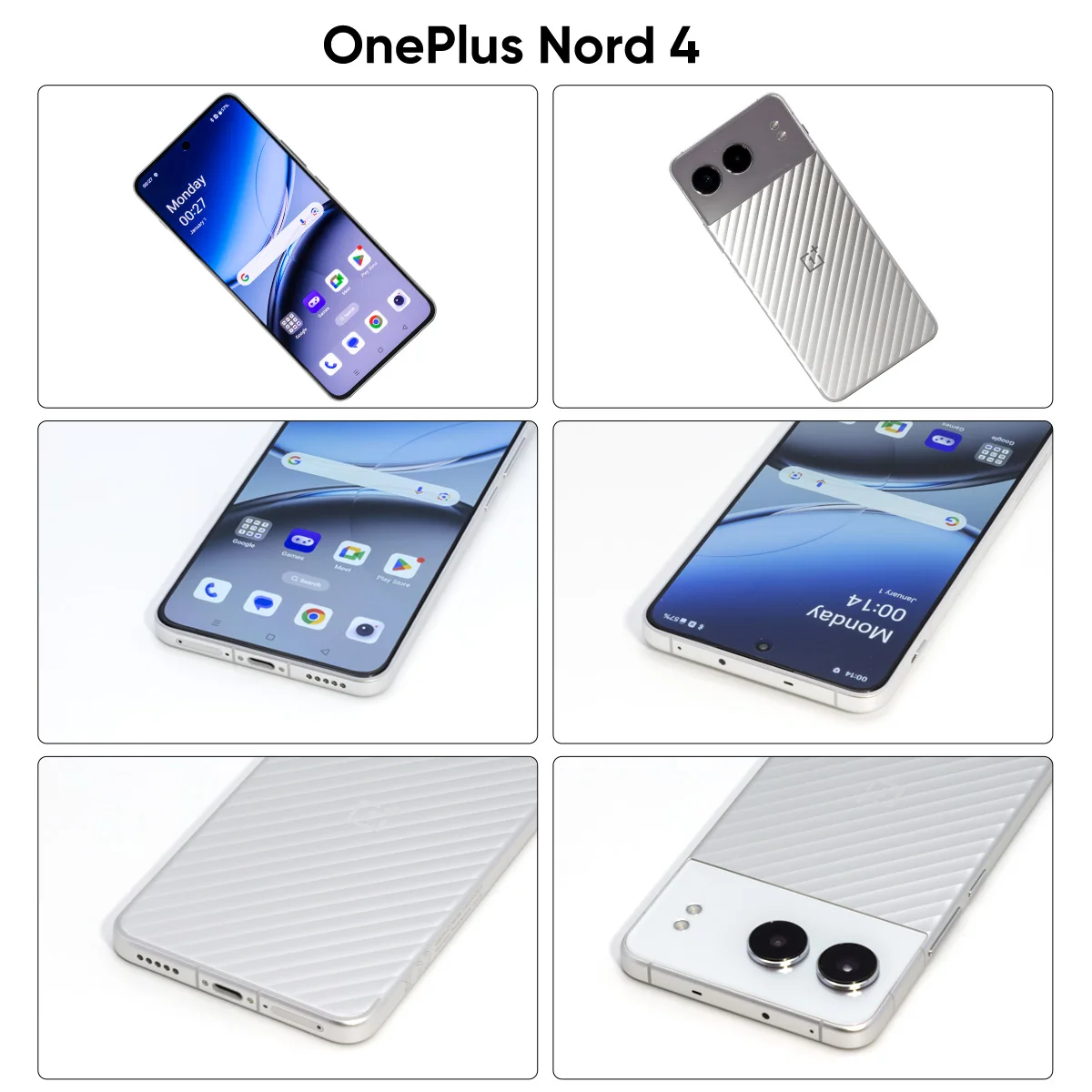 Смартфон 5G OnePlus Nord 4 100 Вт быстрая зарядка Snapdragon 7 Gen 3 6 74 дюйма 120 Гц OLED-дисплей