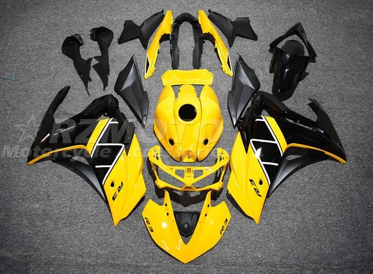 

4Gifts New ABS Motorcycle Fairings Kit Fit For YAMAHA YZF-R3 R25 2015 2016 2017 2018 15 16 17 18 Bodywork Set Yellow