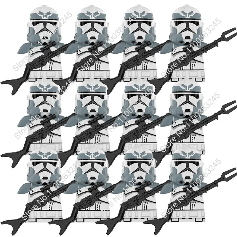 Конструктор Disney 12 шт./компл. 501st копия легиона солдат-снегопаров строительные