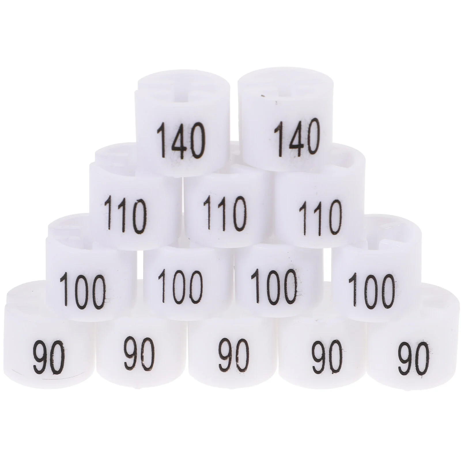 

Buckle Clothes Hanger Number Markers Plastic Size Rings Classification Tag Tags Household Circle