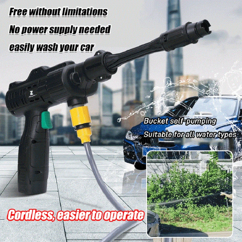 30Bar wireless car wash machine Cordless High Pressure Car Wash Washer Gun 30000mAh Foam Generator Water Gun Spray Cleaner Car