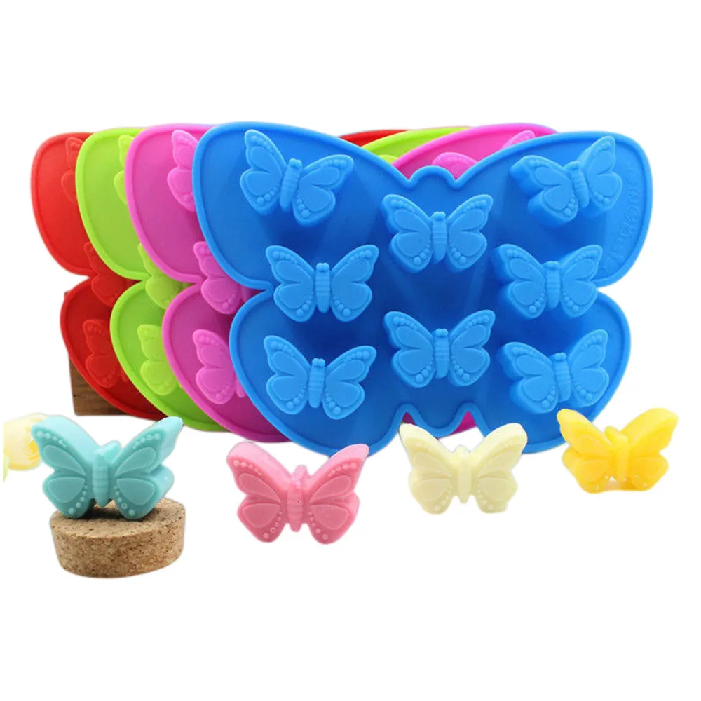 

Butterfly Shape Mold Silicone Soap Candle Wax Melt Mould for Soap Making Handmade Ice Cube Loaf Cake Pudding Baking Supplie Tool