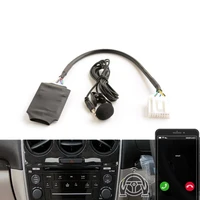 car bluetooth 5 0 kit audio aux adapter 3 5mm handfree microphone steering wheel control cable for mazda 3 5 6 mpv cx7 adapters